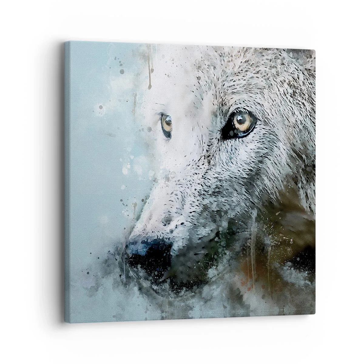Canvas picture - Meet Wolf Soul - 30x30 cm