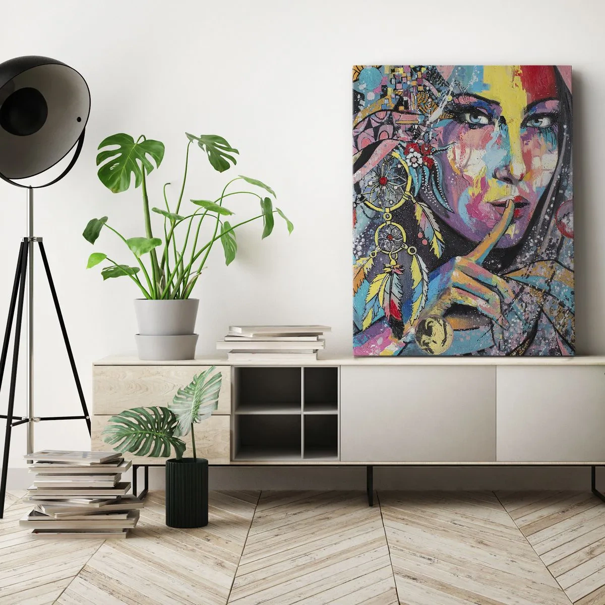 Canvas picture - Don't Talk Until You Understand - 50x70 cm