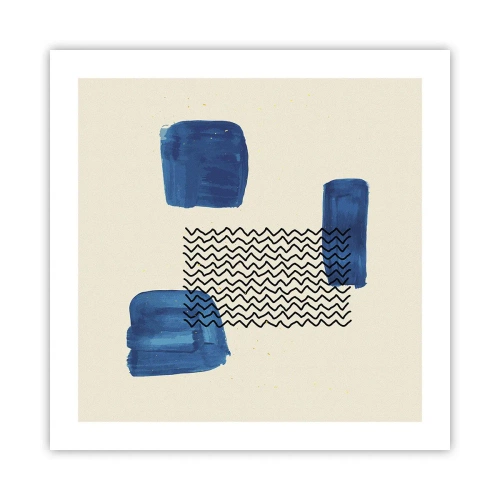 Poster - Abstract Quartet - 50x50 cm