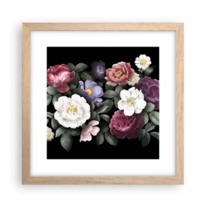 Poster in light oak frame - From an English Garden - 30x30 cm
