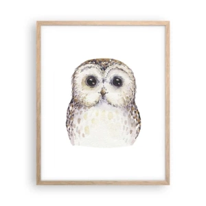 Poster in light oak frame - Look Me in the Eyes - 40x50 cm