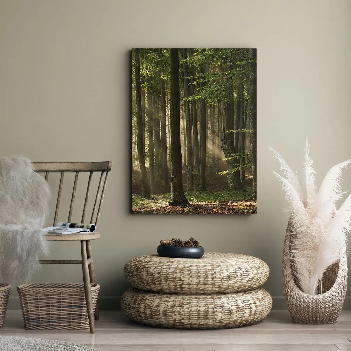 Canvas picture - Beaming in Spring Morning - 80x120 cm