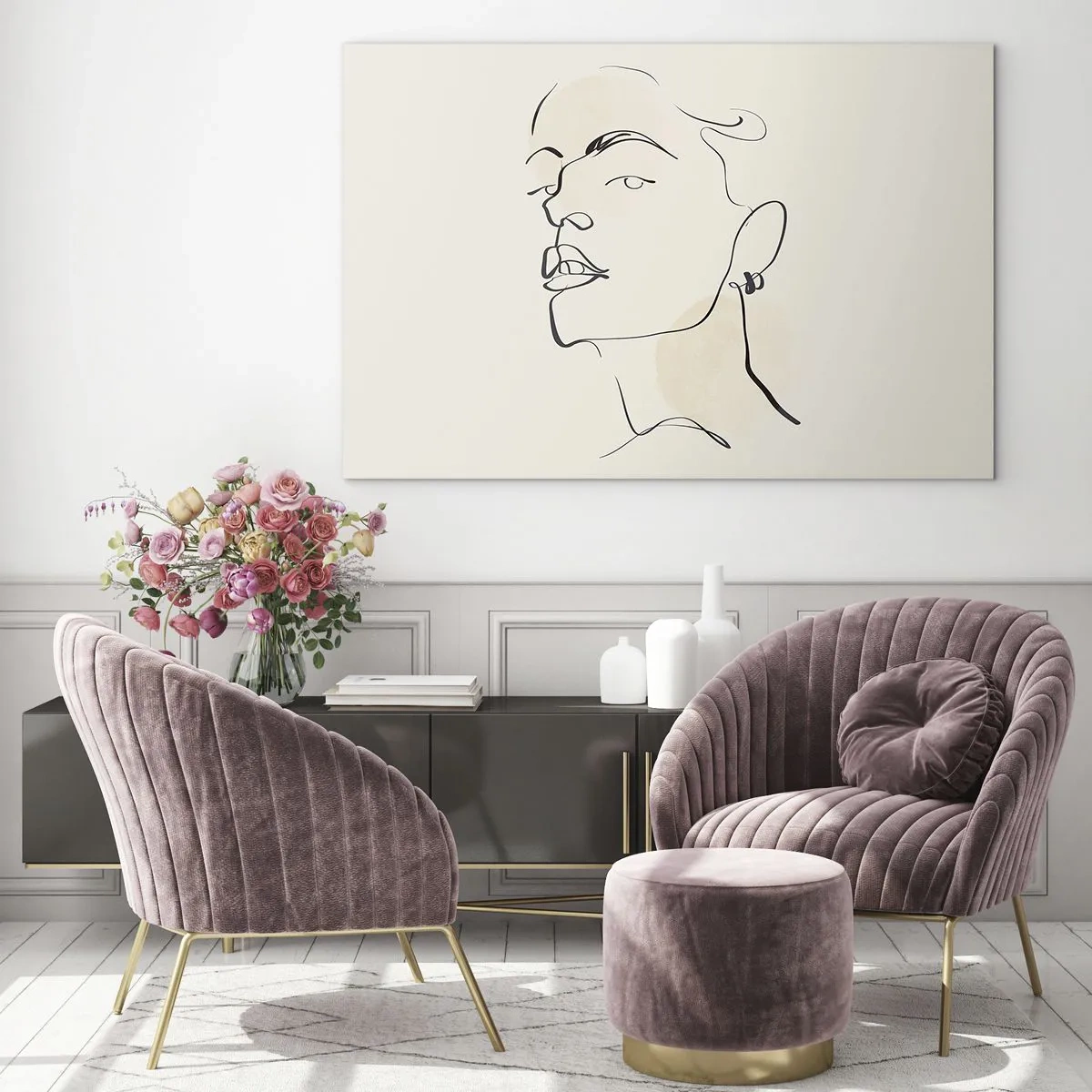 Glass picture - Proud Look - 120x80 cm