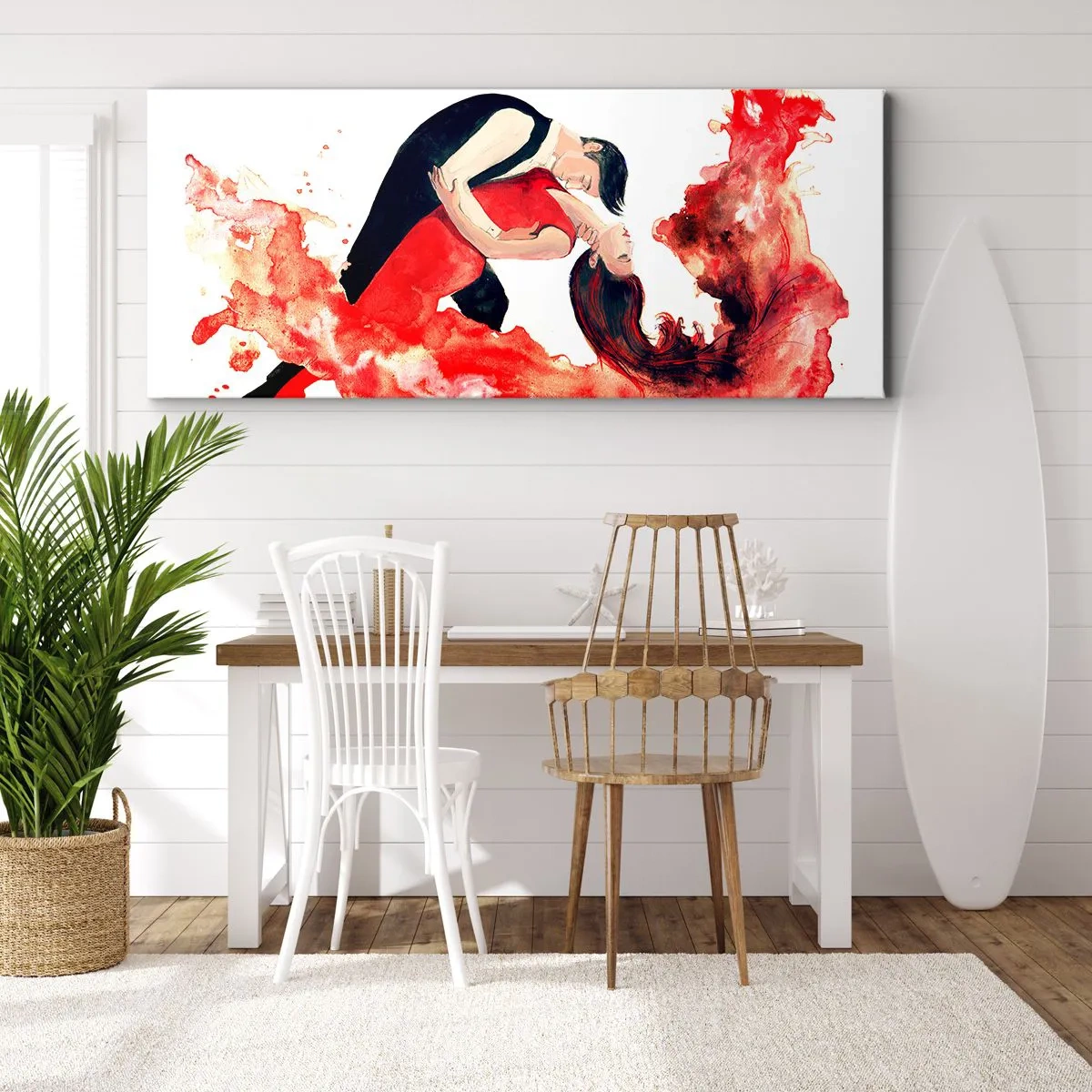 Canvas picture - Tango - Sensual Wave - 140x50 cm