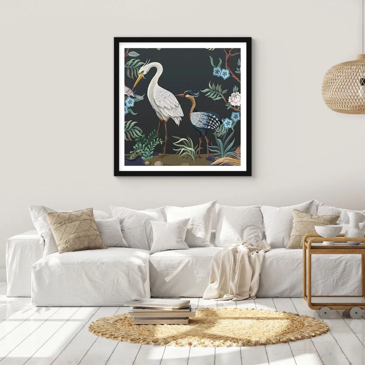 Poster in black frame - Bird Truth - 30x30 cm