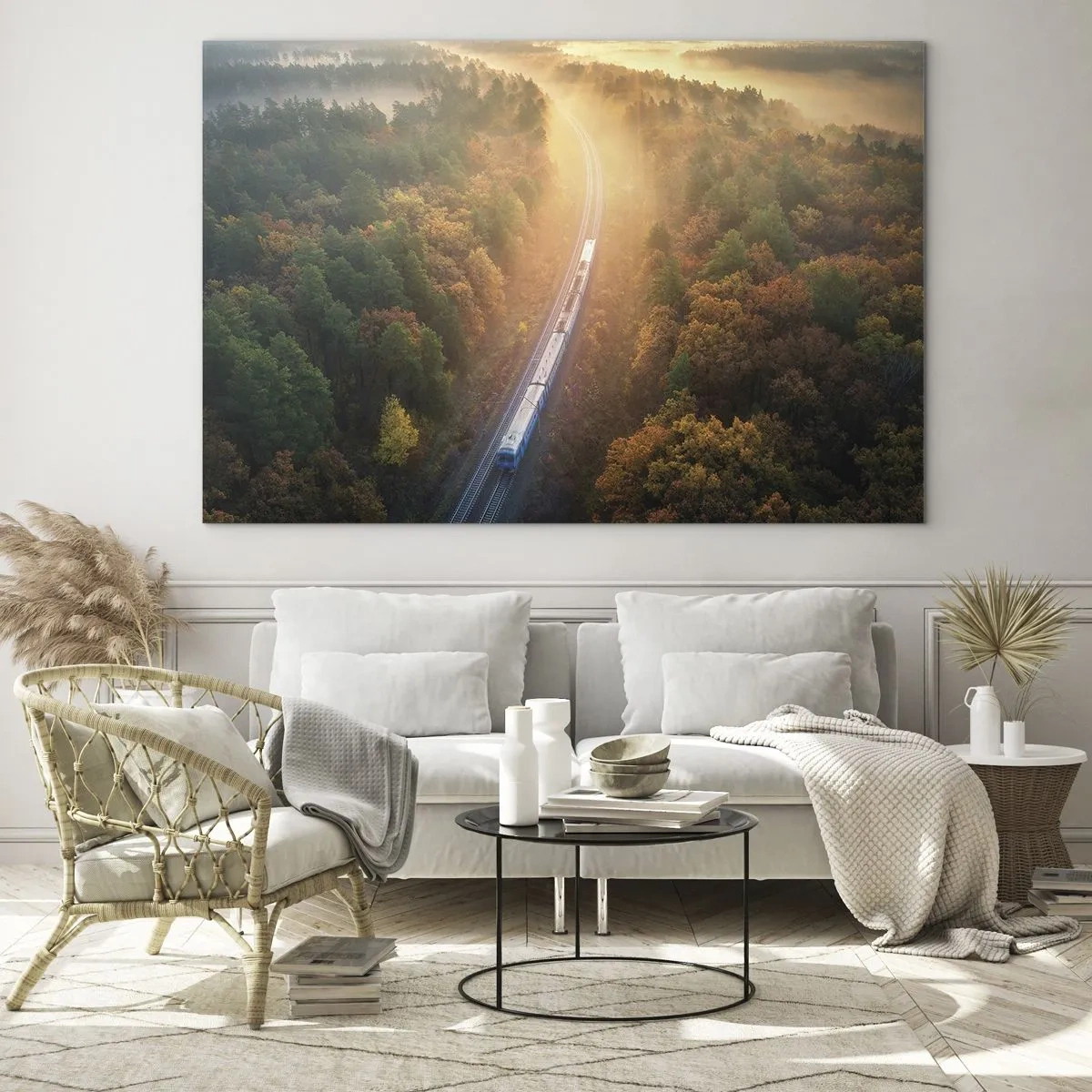 Glass picture - Autumn Trip - 100x70 cm