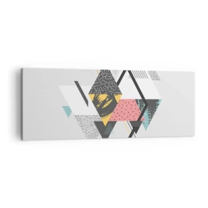 Canvas picture - Variation for Triangle and Rhombus - 140x50 cm