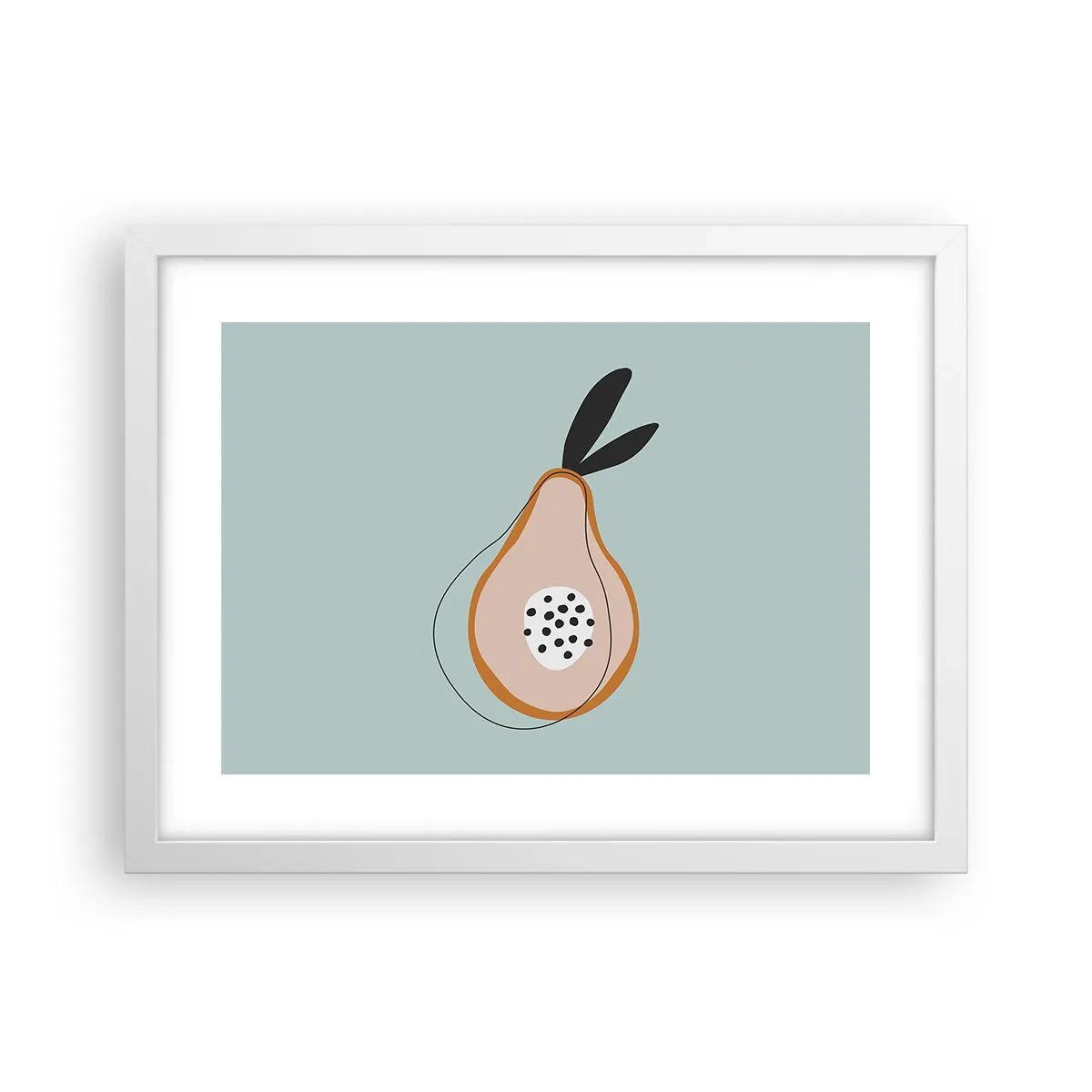 Poster in white frmae - Penetrating the Nature of Things - 40x30 cm