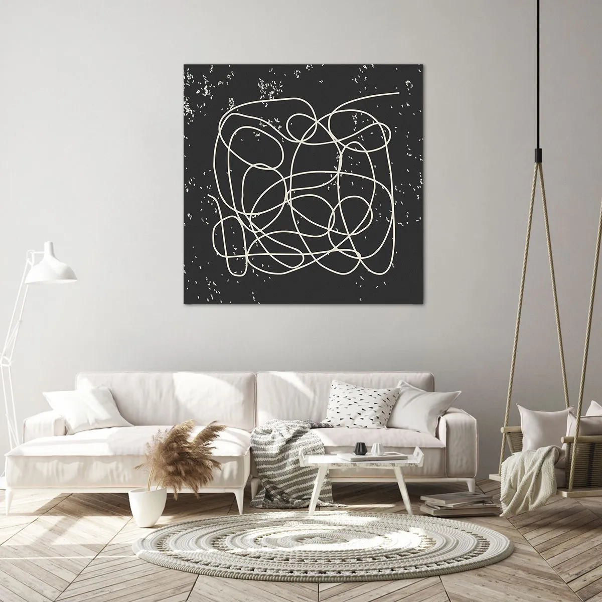 Canvas picture - Lost Thoughts - 70x70 cm