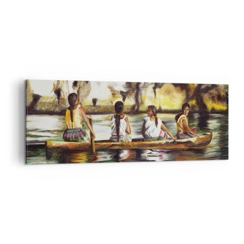 Canvas picture - Polinesian Paradise - 140x50 cm