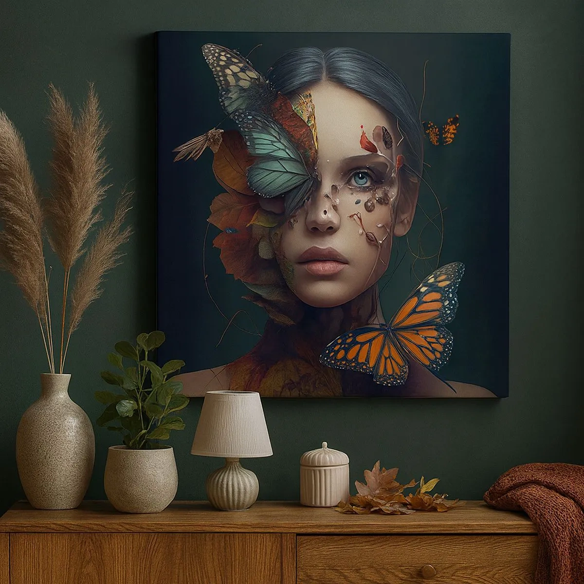 Canvas picture - Wonderful Metamorphosis - 30x30 cm