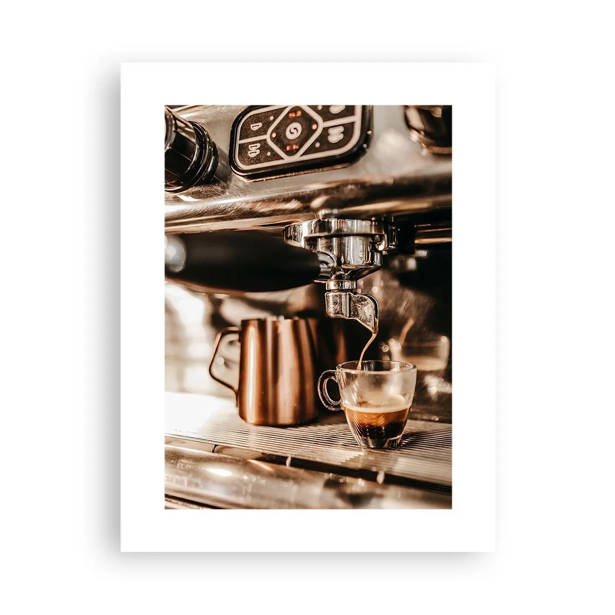 Poster - Glow of a Coffee - 30x40 cm