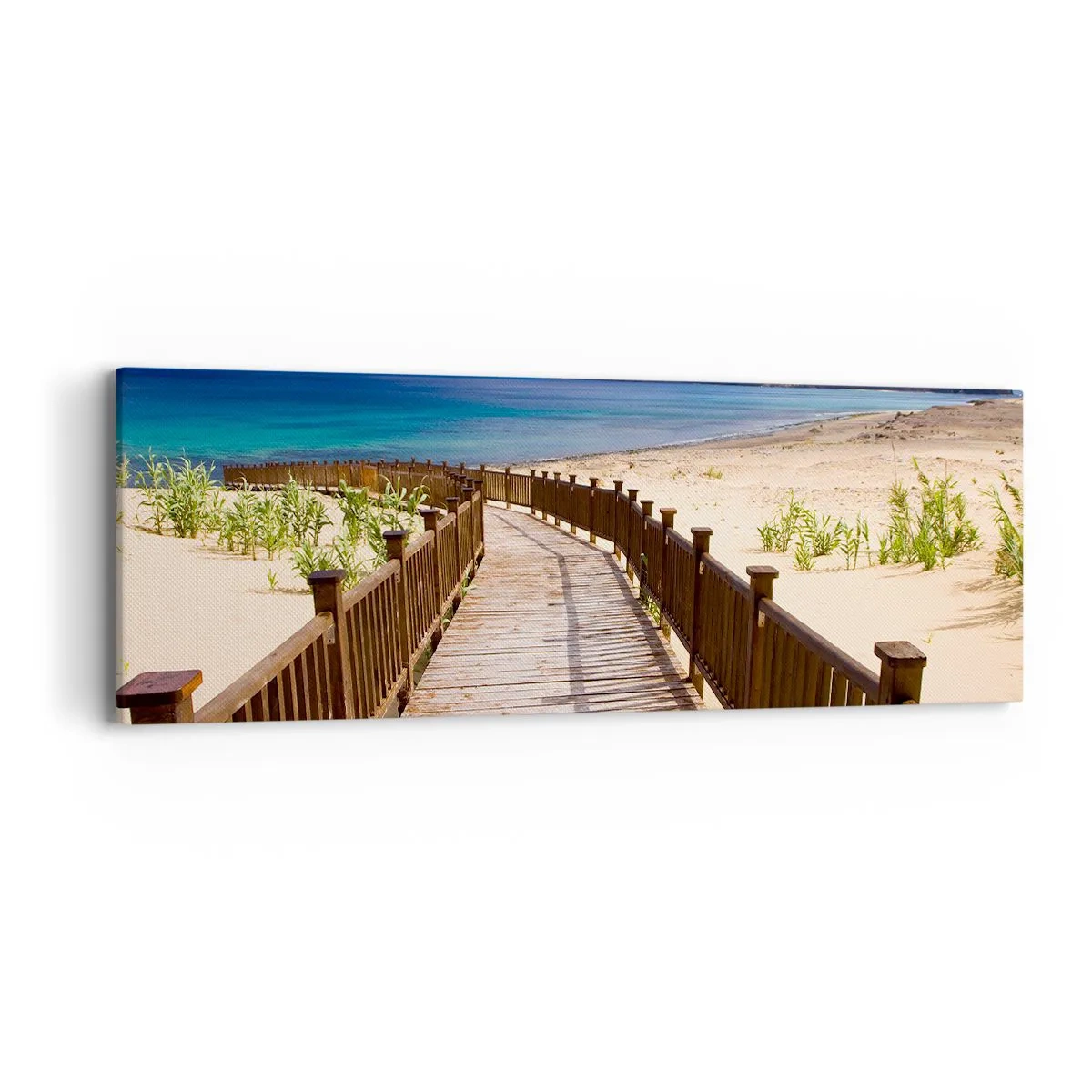 Canvas picture - Take Me to Happy Islands - 90x30 cm