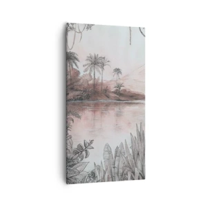 Canvas picture - Diary of a 19th Century Explorer - 55x100 cm