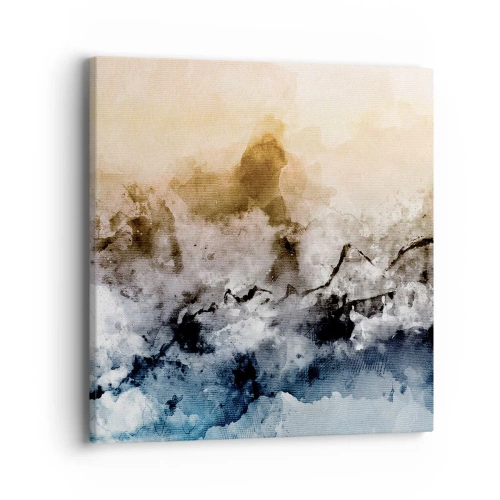 Canvas picture - Drowned in Fog - 40x40 cm