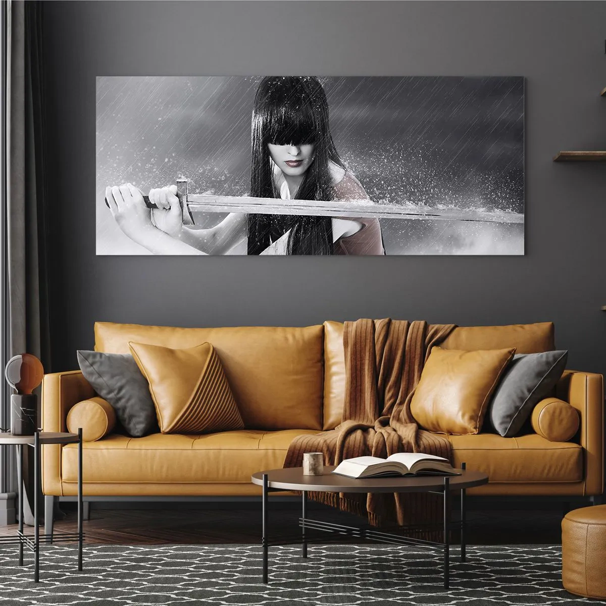 Glass picture - Beautiful and Dangerous - 90x30 cm