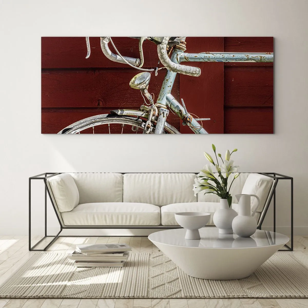 Glass picture - Born for Victories - 90x30 cm