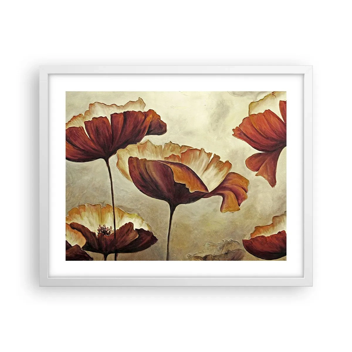 Poster in white frmae - Piece of Meadow - 50x40 cm