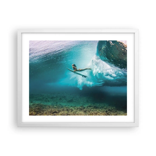 Poster in white frmae - Undewater World - 50x40 cm