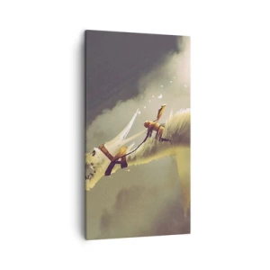 Canvas picture - To the Rescue of the World - 45x80 cm