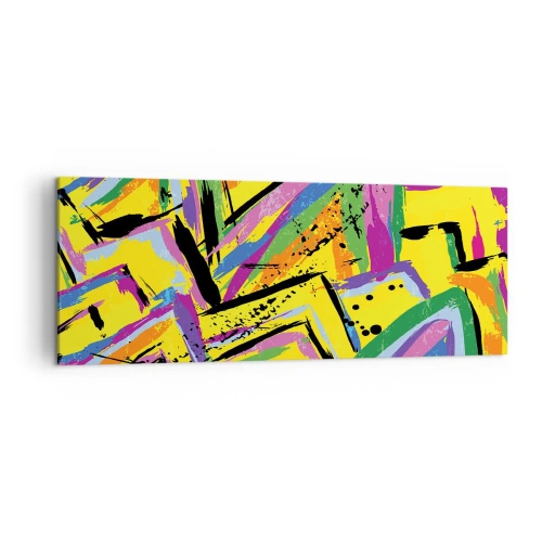Canvas picture - Screaming from Joy - 140x50 cm