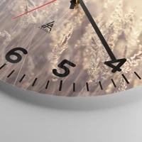 Clock face with numbers