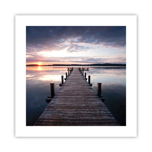 Poster - Quiet Border of Night and Day - 40x40 cm