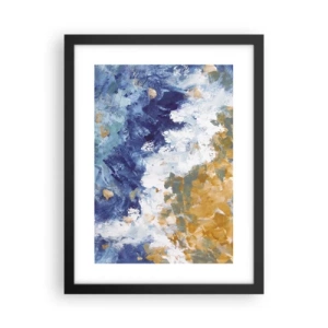 Poster in black frame - The Dance of Elements - 30x40 cm