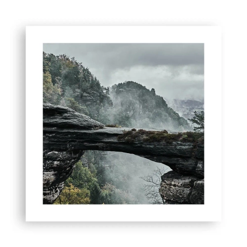 Poster - Adventure Is About to Start - 40x40 cm