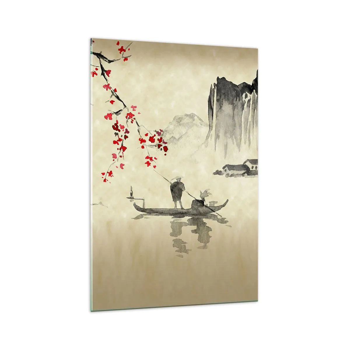 Glass picture - In Cherry Blossom Country - 70x100 cm