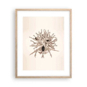 Poster in light oak frame - Dance in Bloom - 40x50 cm