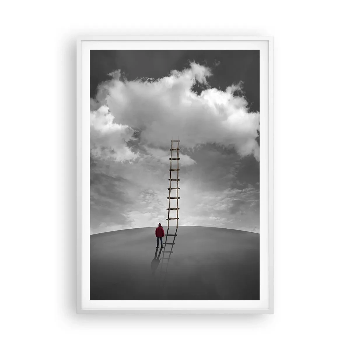 Poster in white frmae - Everything Is Poissible - 70x100 cm