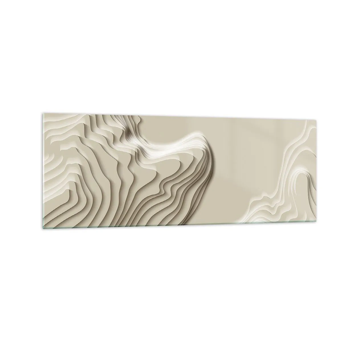 Glass picture - Topography of Art. - 140x50 cm