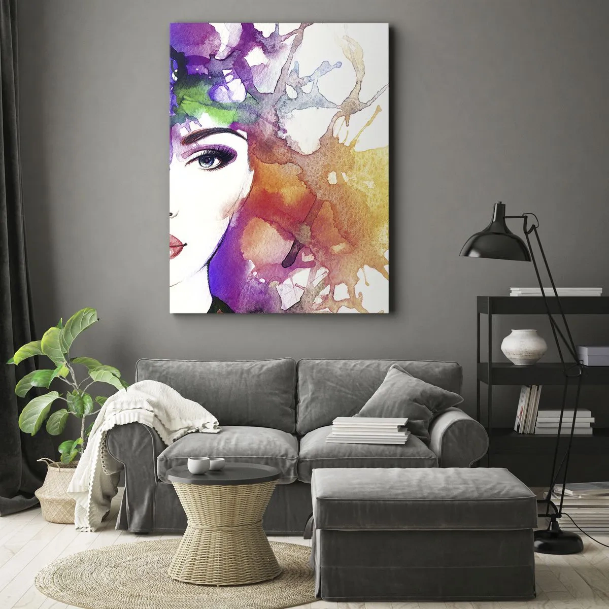 Canvas picture - With Head in the Clouds - 50x70 cm