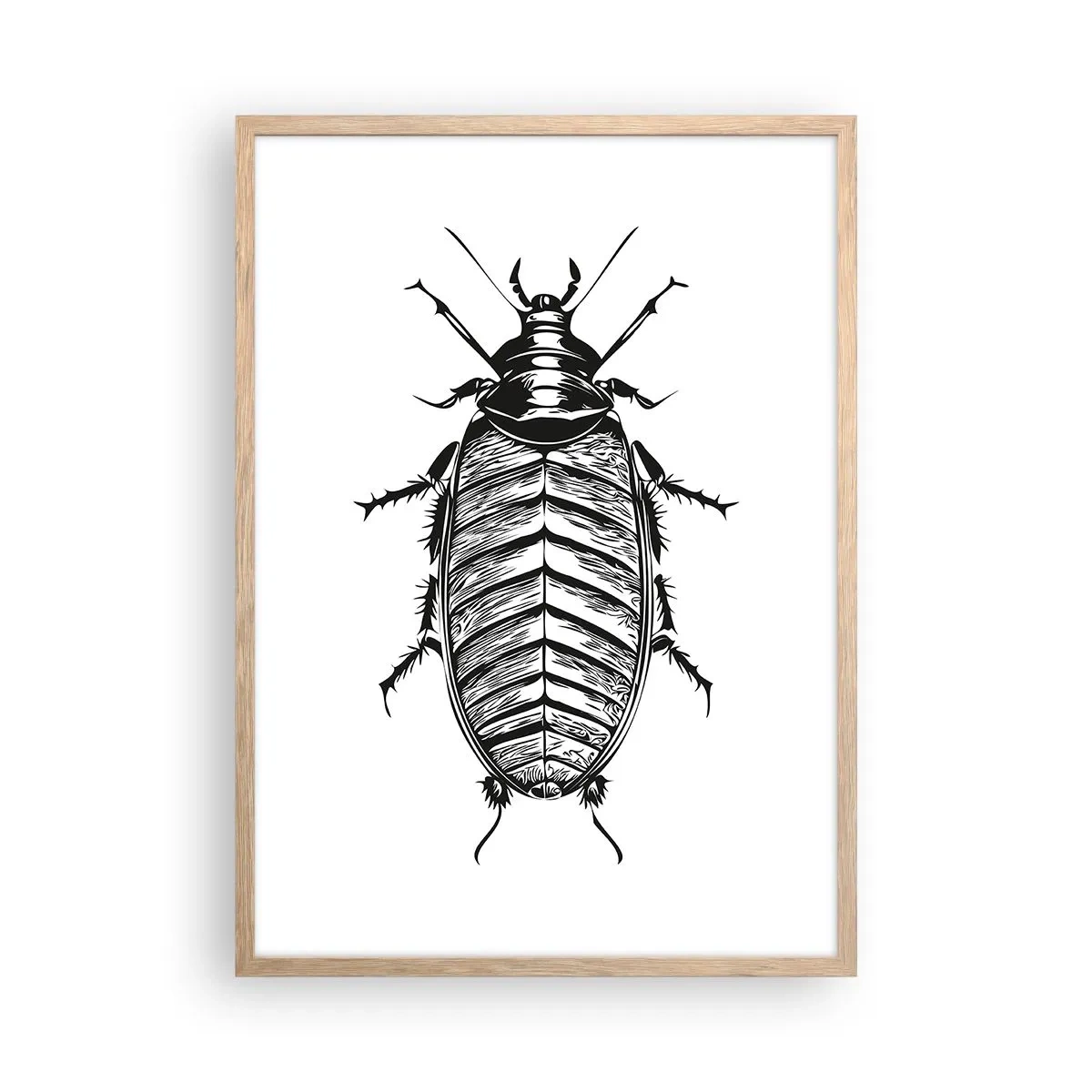Poster in light oak frame - What a Specimen - 50x70 cm