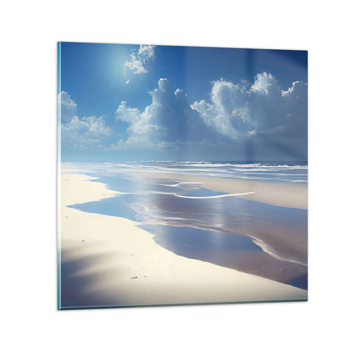 Glass picture - Paradise Holiday - 30x30 cm