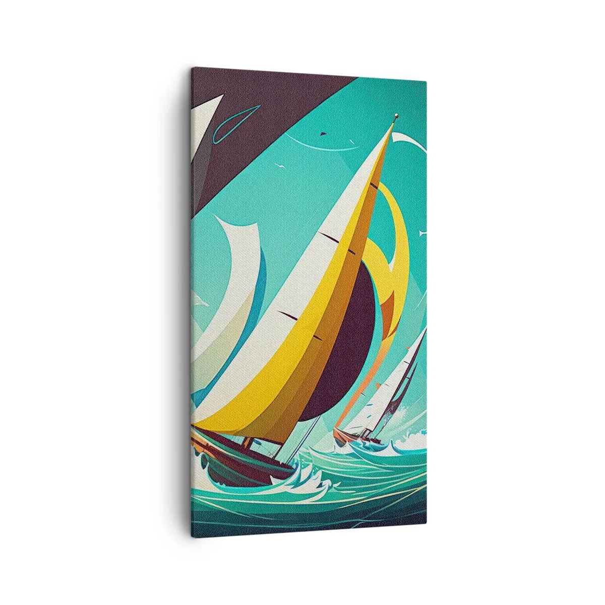 Canvas picture - Standing Up to Elements - 45x80 cm