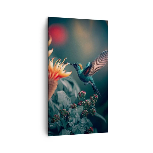Canvas picture - Really Colourful Life - 45x80 cm