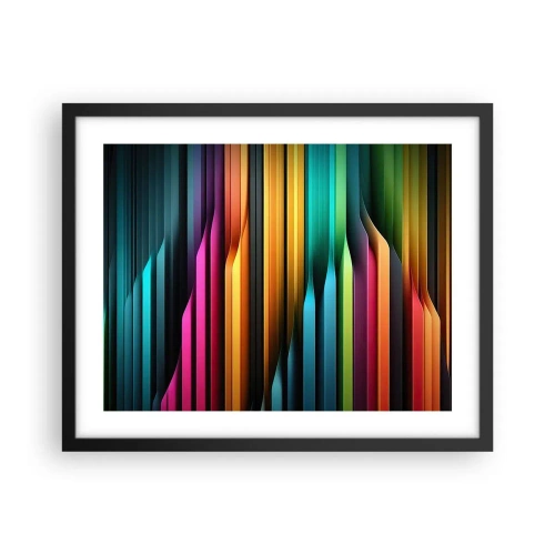 Poster in black frame - Light Organs - 50x40 cm