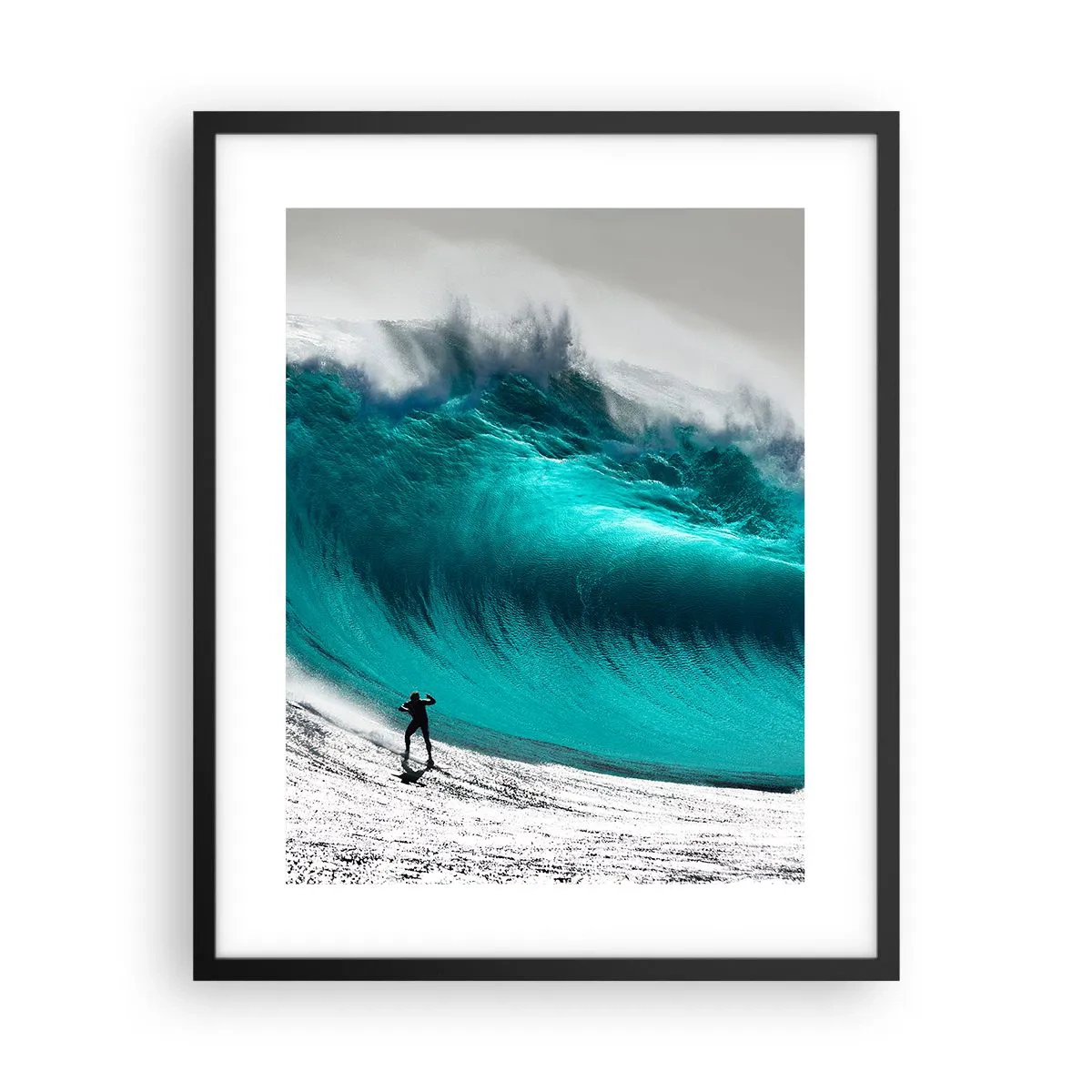 Poster in black frame - Challenge Accepted - 40x50 cm