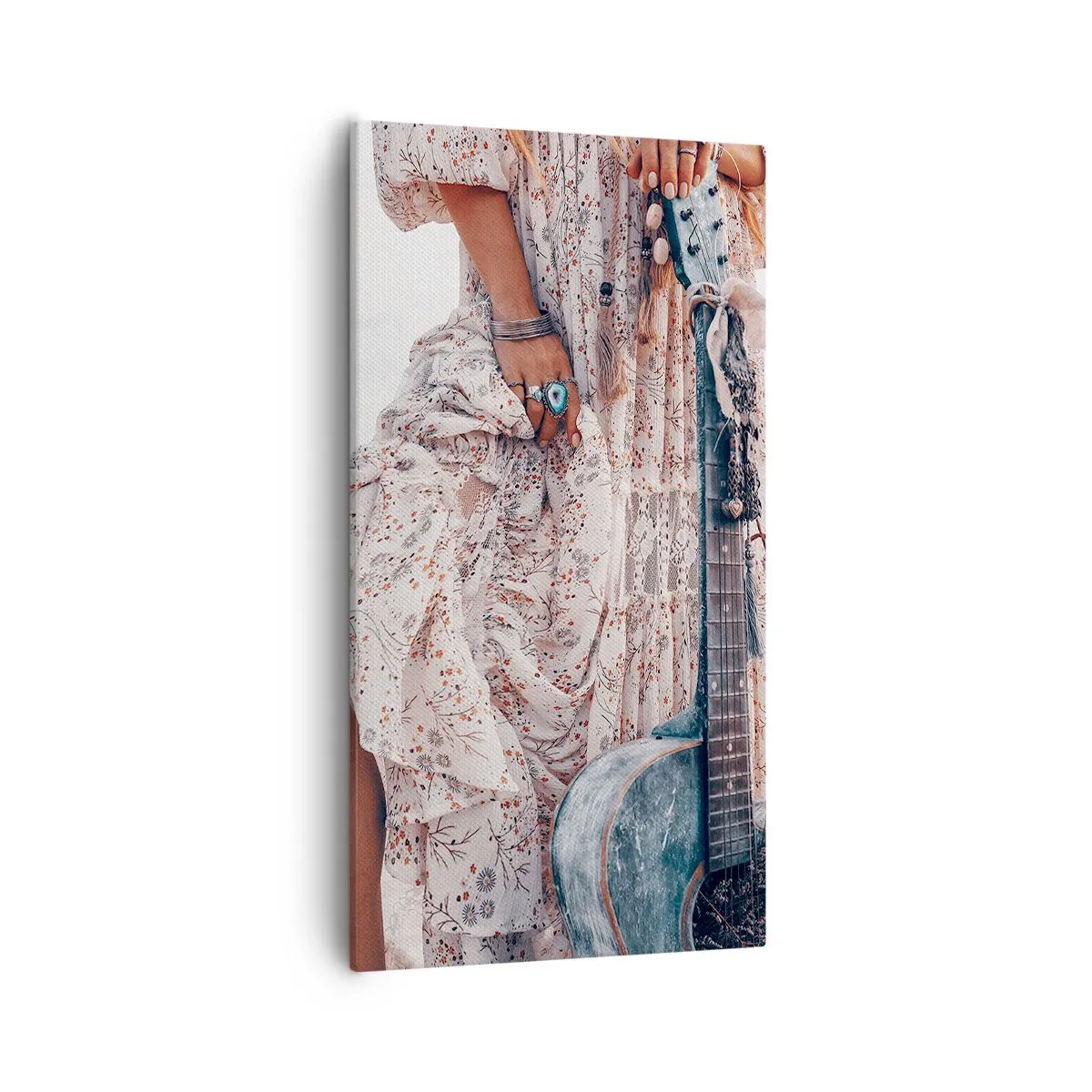 Canvas picture - Flower Chidlren on their Way - 55x100 cm