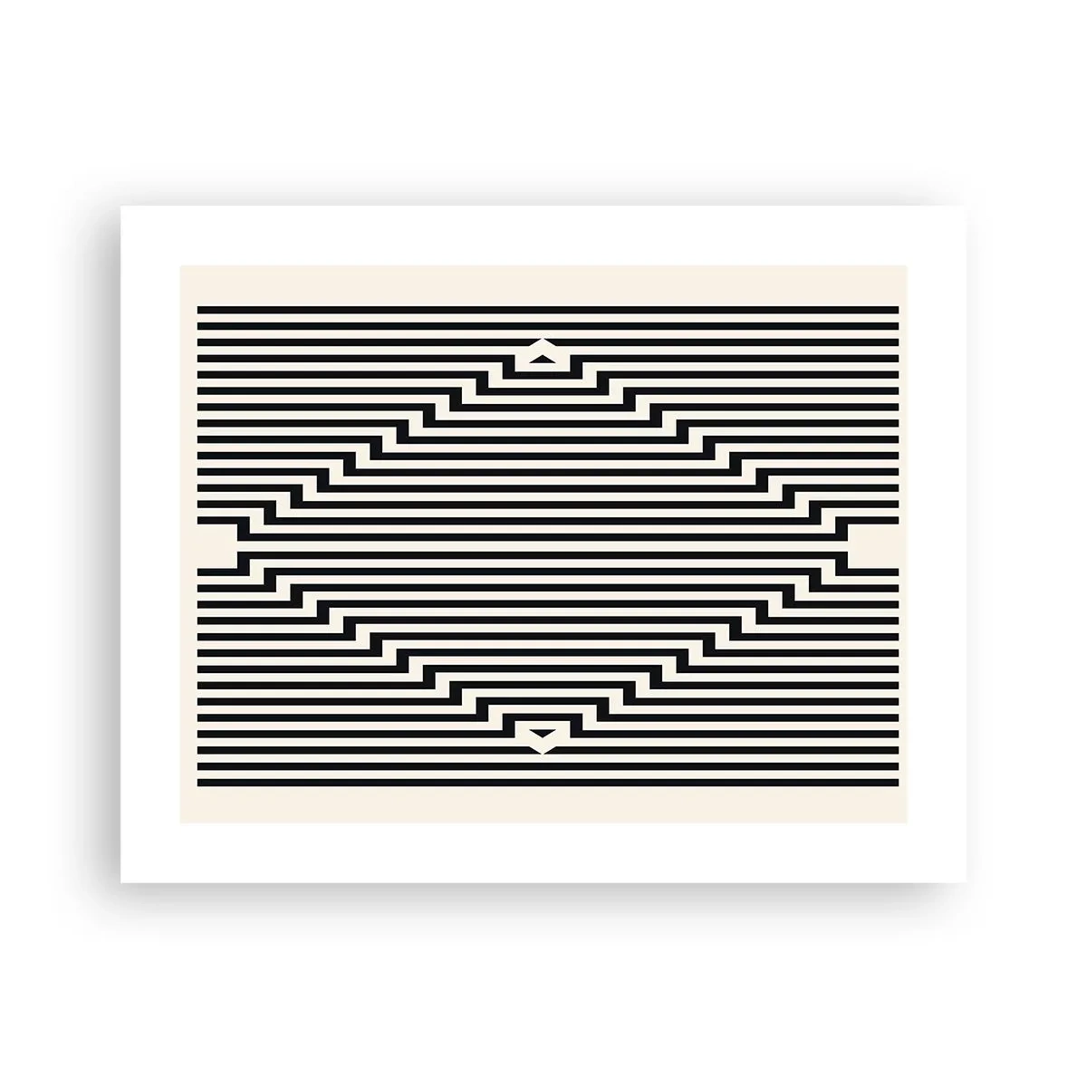 Poster - Geometrical Illusion - 50x40 cm