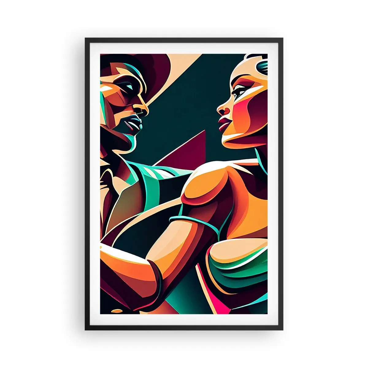 Poster in black frame - In a Heartbeat - 61x91 cm