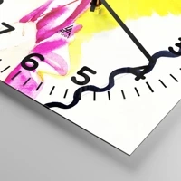 Clock face with numbers