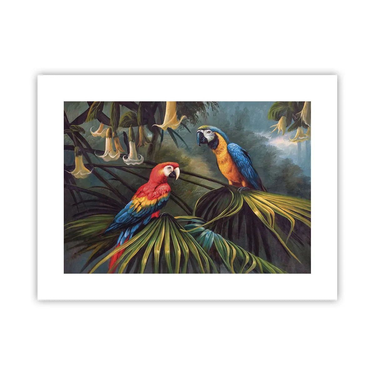 Poster - Romanticism in Tropics - 40x30 cm