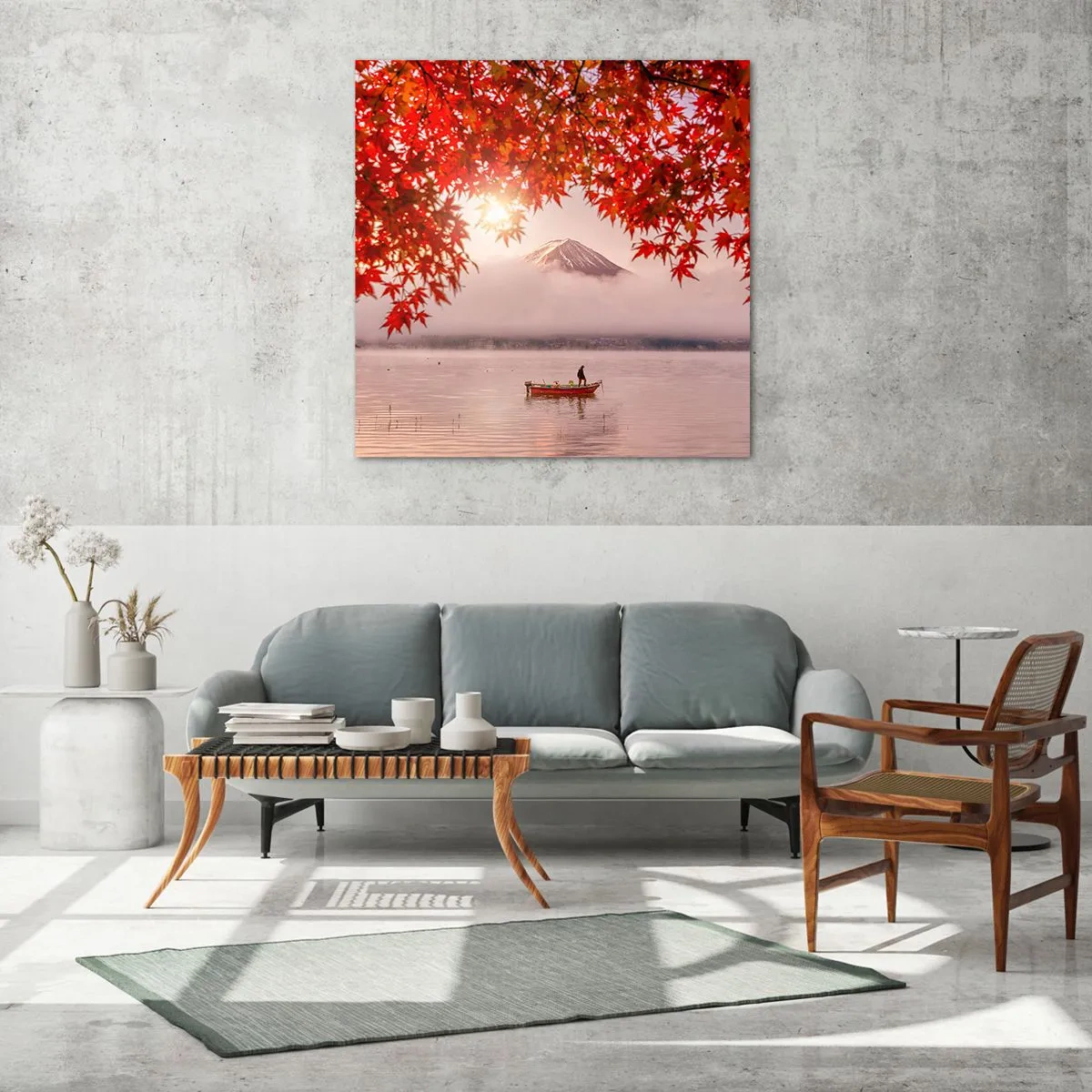 Glass picture - In Japanese Style - 60x60 cm