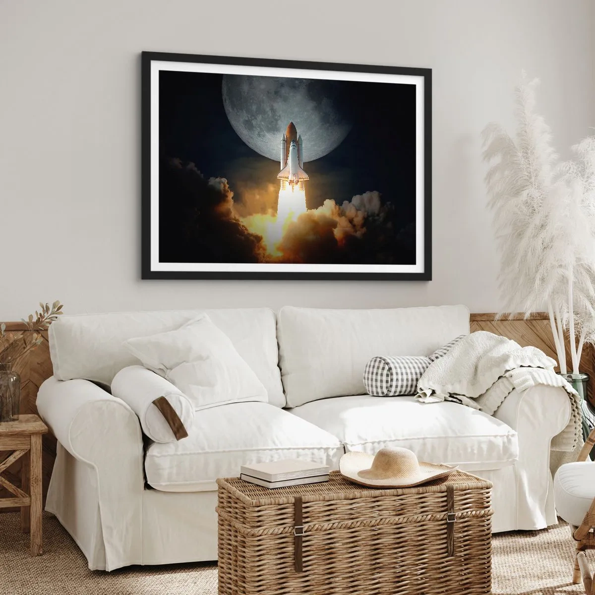 Poster in black frame - Beginning of Unearthly Adventure - 70x50 cm