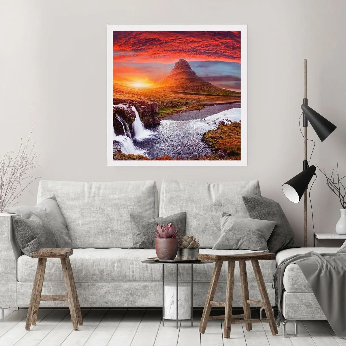 Poster - View of Middle-Earth - 30x30 cm
