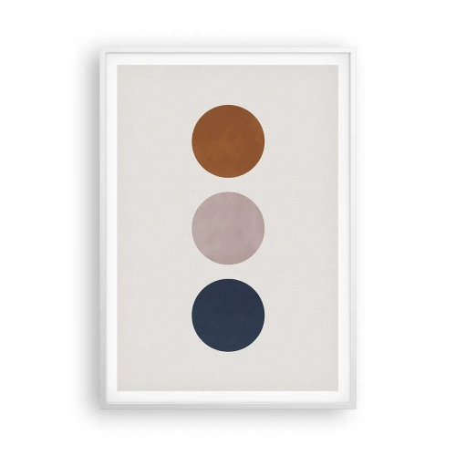 Poster in white frmae - Symbol of Perfection - 70x100 cm