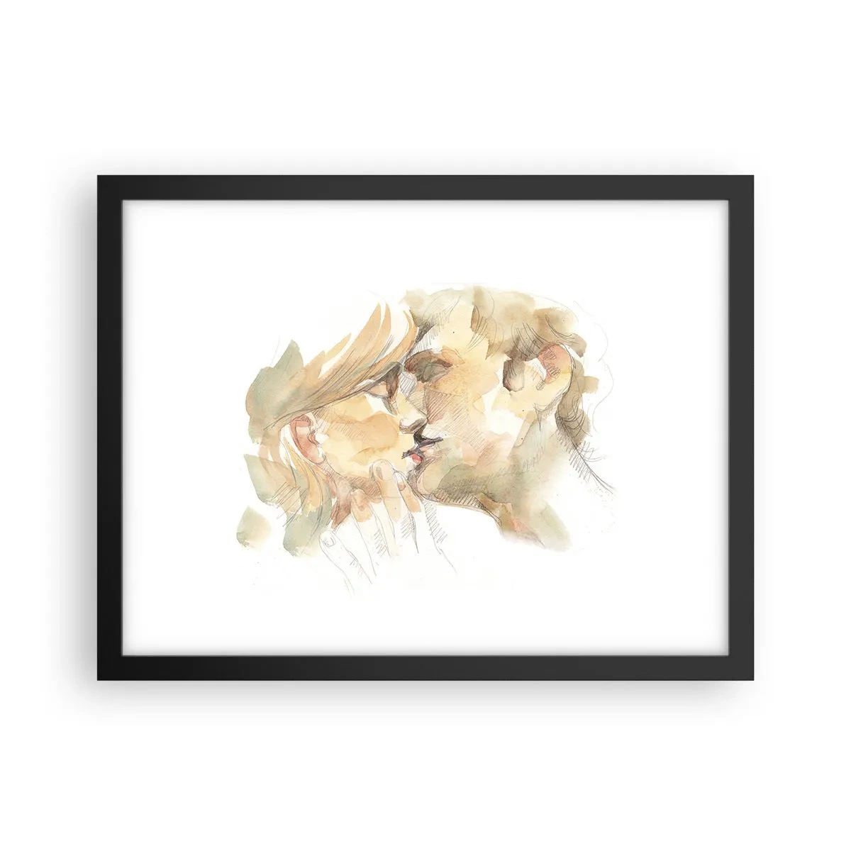 Poster in black frame - The Missing Half? - 40x30 cm